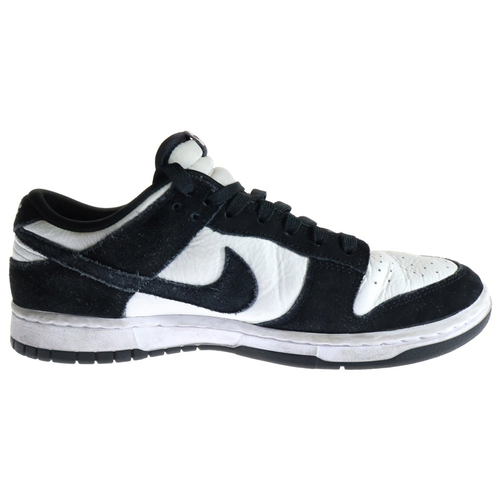 NIKE(ナイキ) DUNK LOW SUEDE ダンク ロー スウェード ローカット スニーカー パンダ ブラック/ホワイト US8.5/26.5cm FQ8249-100