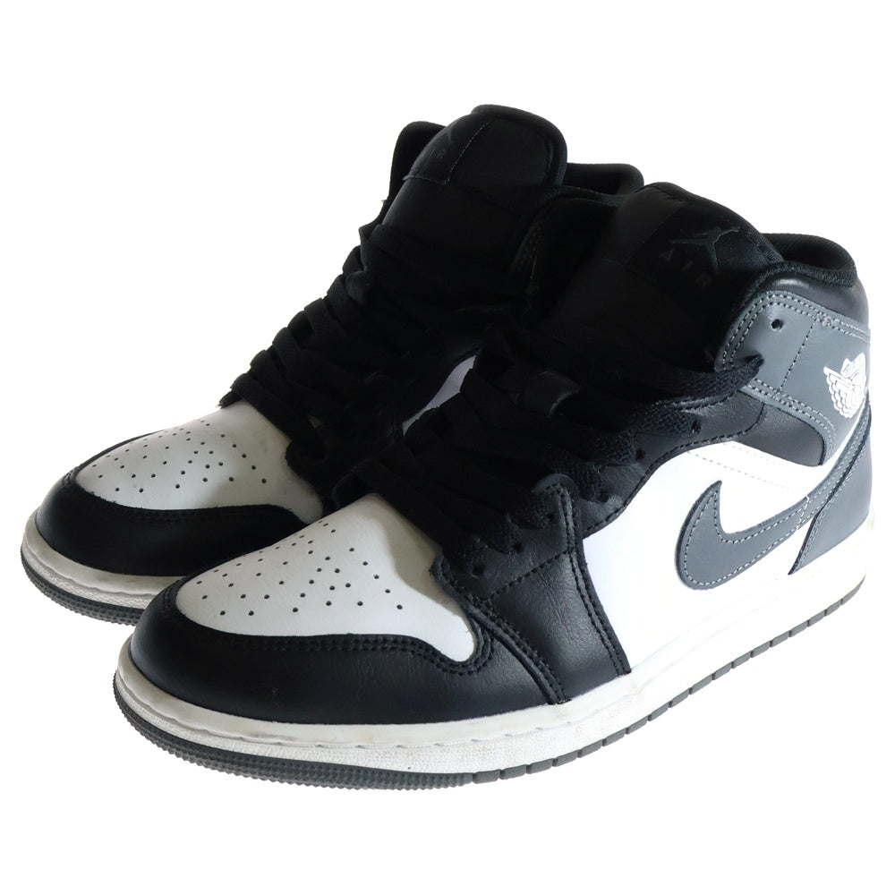 NIKE(ナイキ) AIR JORDAN 1 MID エアジョーダン1 ミッドカットスニーカー ブラック/ホワイト US8.5/26.5cm DQ8426-001