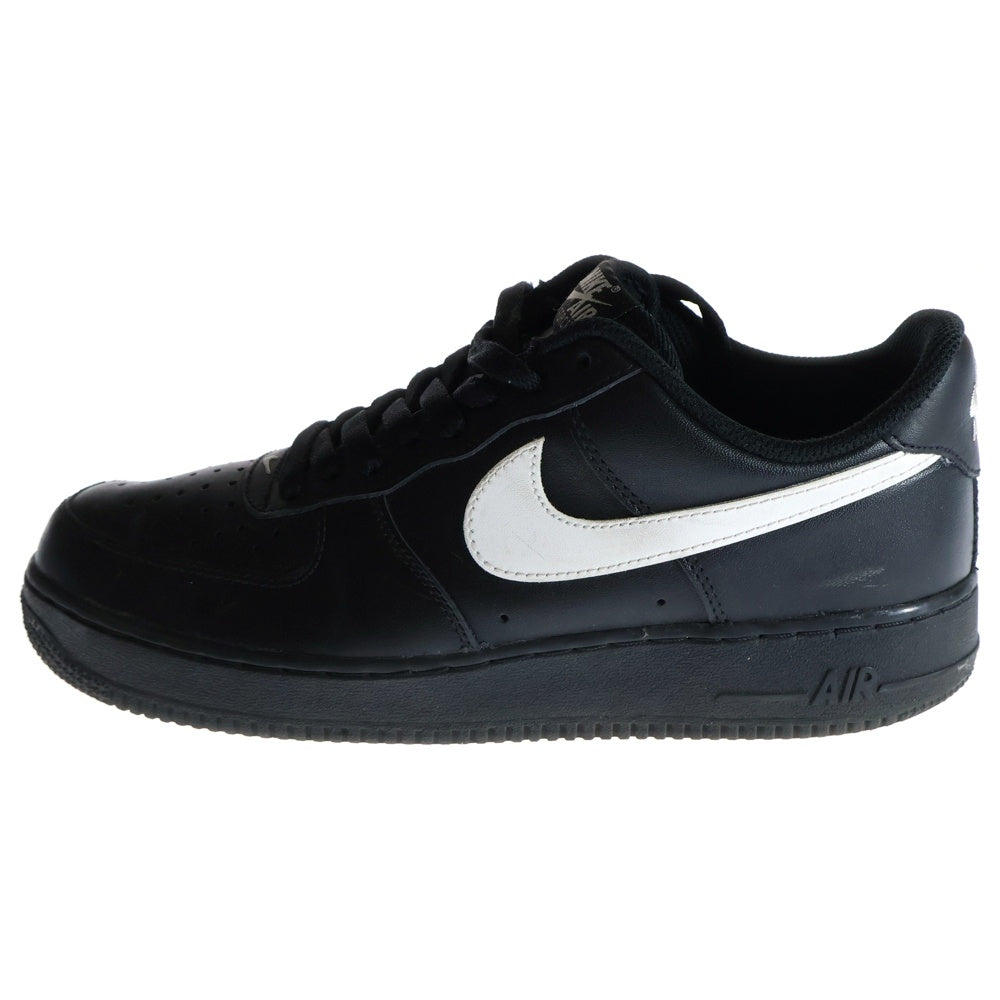 NIKE(ナイキ) AIR FORCE 1 '07 BLACK WHITE エアフォース1 ローカットスニーカー ブラック/ホワイト US8/26.5cm FZ0627-010