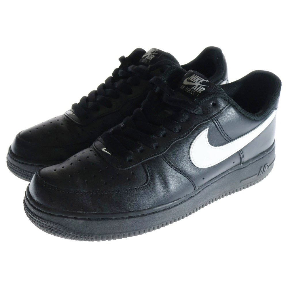 NIKE(ナイキ) AIR FORCE 1 '07 BLACK WHITE エアフォース1 ローカットスニーカー ブラック/ホワイト US8/26.5cm FZ0627-010