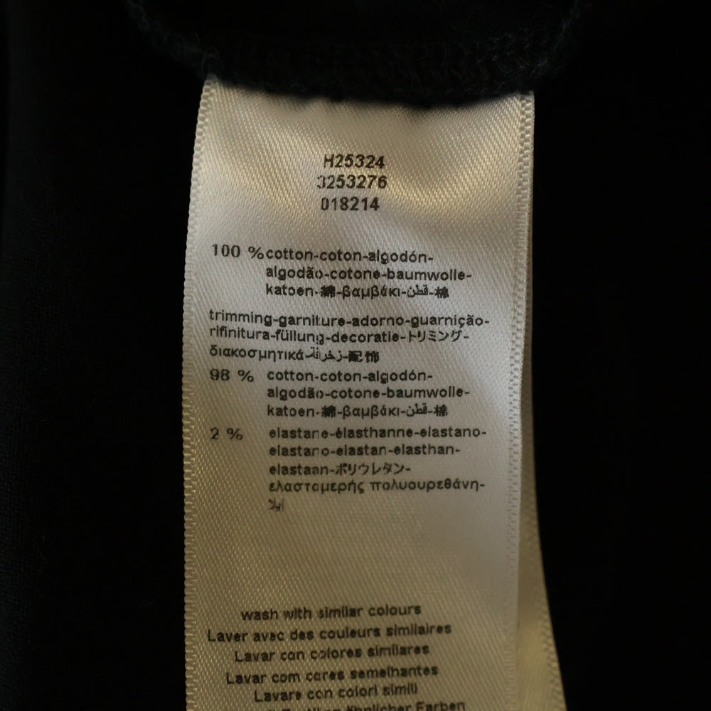 GIVENCHY(ジバンシィ) ロゴプリント クルーネック半袖Tシャツ カットソー キッズ ブラック H25324