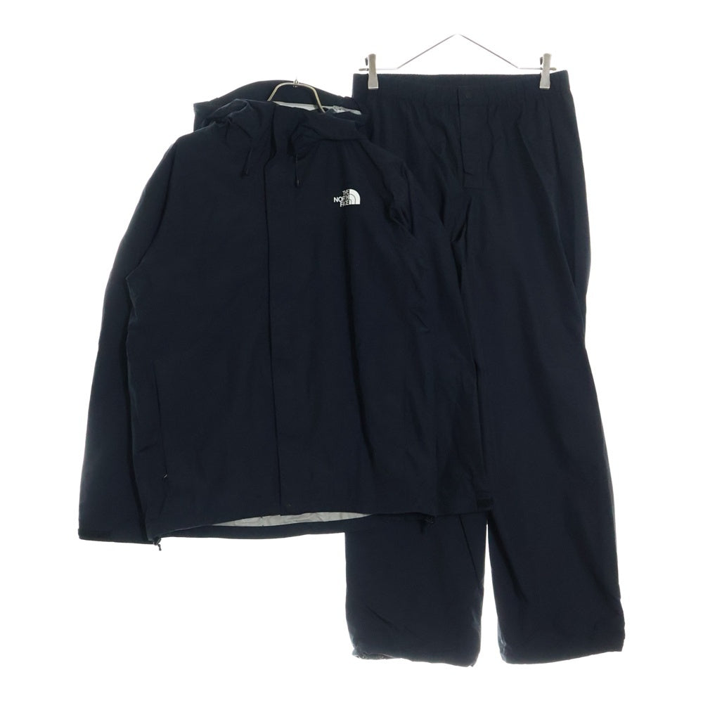 THE NORTH FACE(ザノースフェイス) HYVENT RAINTEX ハイベントレインテックス フーデット ナイロンジャケット パンツ セットアップ ネイビー NP61916Z
