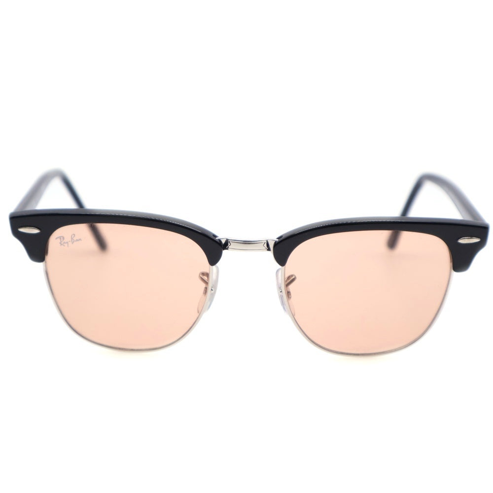 Ray Ban(レイバン) CLUBMASTER クラブマスター ウェリントン カラーレンズ メガネ 眼鏡 サングラス ブラック RB3016