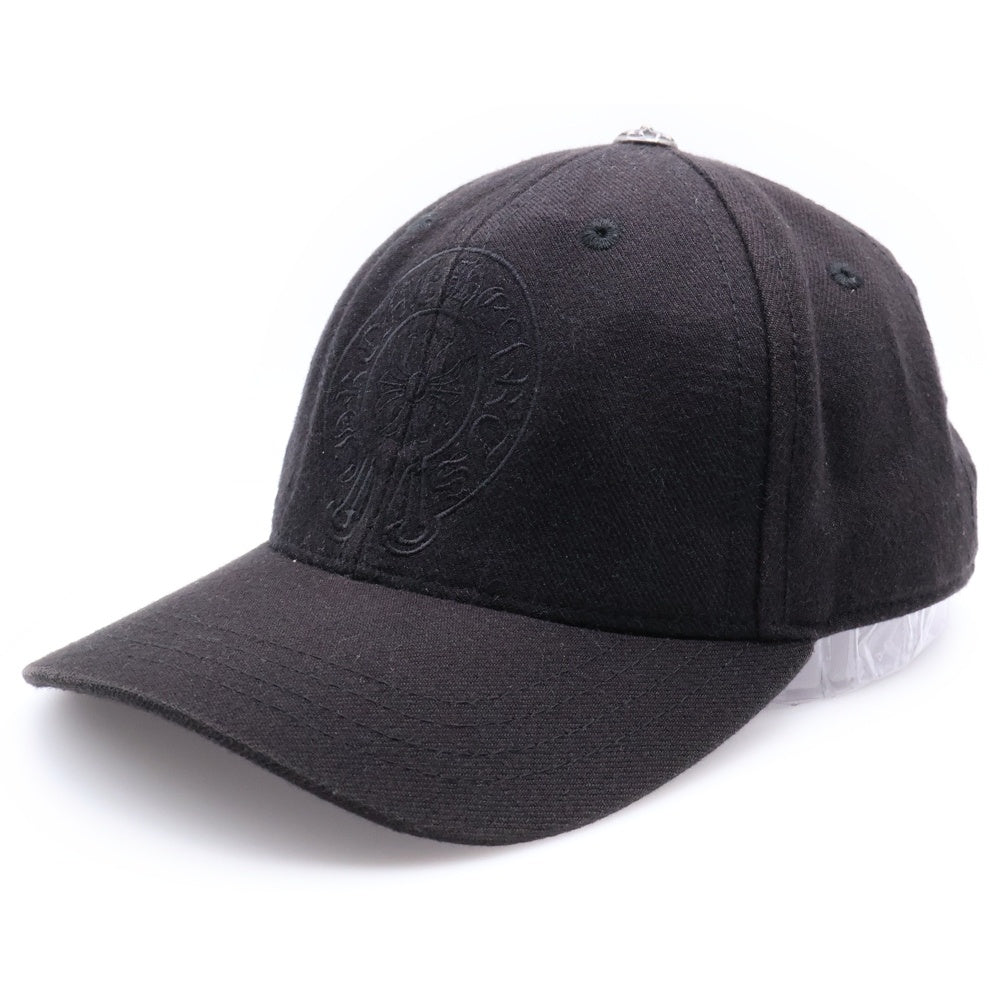 CHROME HEARTS(クロムハーツ) BASEBALL TRUCKER CAP ホースシュー刺繍 ベースボール トラッカー キャップ 帽子 ブラック