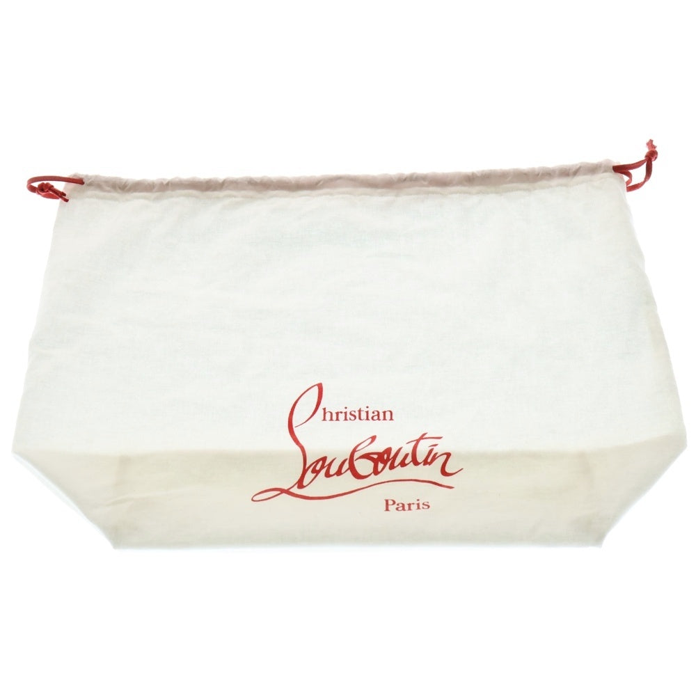CHRISTIAN LOUBOUTIN(クリスチャンルブタン) LOUBIDEAL ルビダル CLロゴパッチ付き ナイロンウエストバッグ ボディバッグ ブラック 3235036