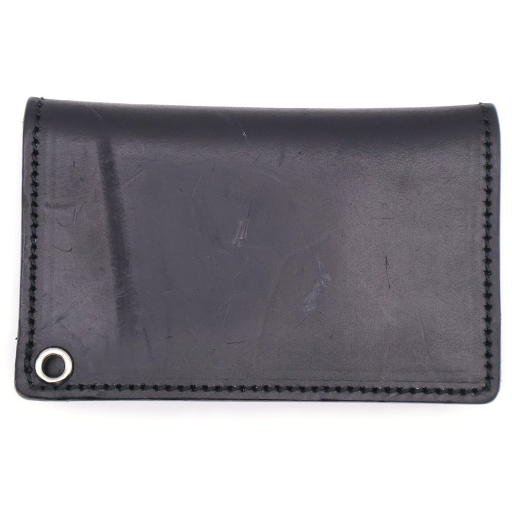 RAMIDUS(ラミダス) ×WOLF'S HEAD WALLET SHORT-1 ウルフズヘッド スタッズ レザー ショート ウォレット 財布 ブラック