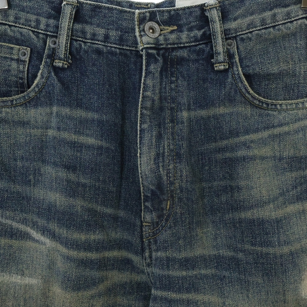 NEIGHBORHOOD(ネイバーフッド) 24AW SAVAGE DENIM DP BASIC PANTS サベージ ダメージデニム ベーシックパンツ インディゴ 242XBNH-PTM08