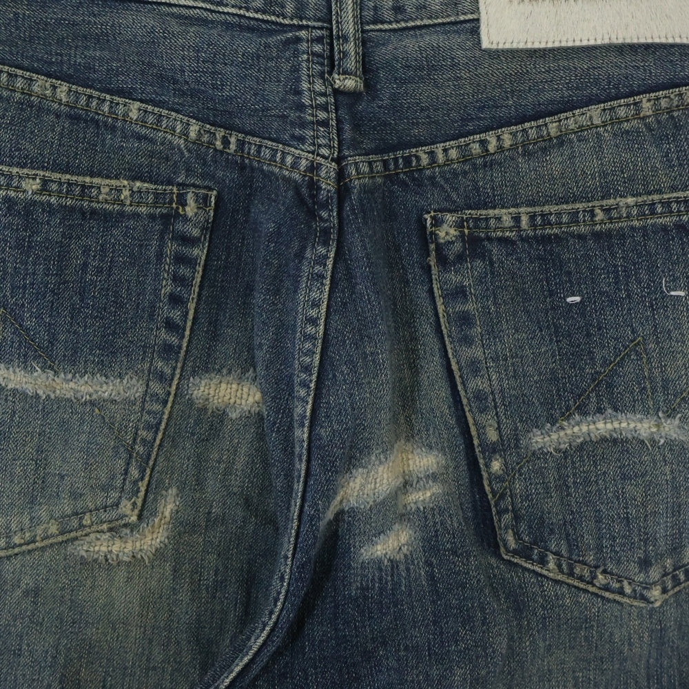 NEIGHBORHOOD(ネイバーフッド) 24AW SAVAGE DENIM DP BASIC PANTS サベージ ダメージデニム ベーシックパンツ インディゴ 242XBNH-PTM08