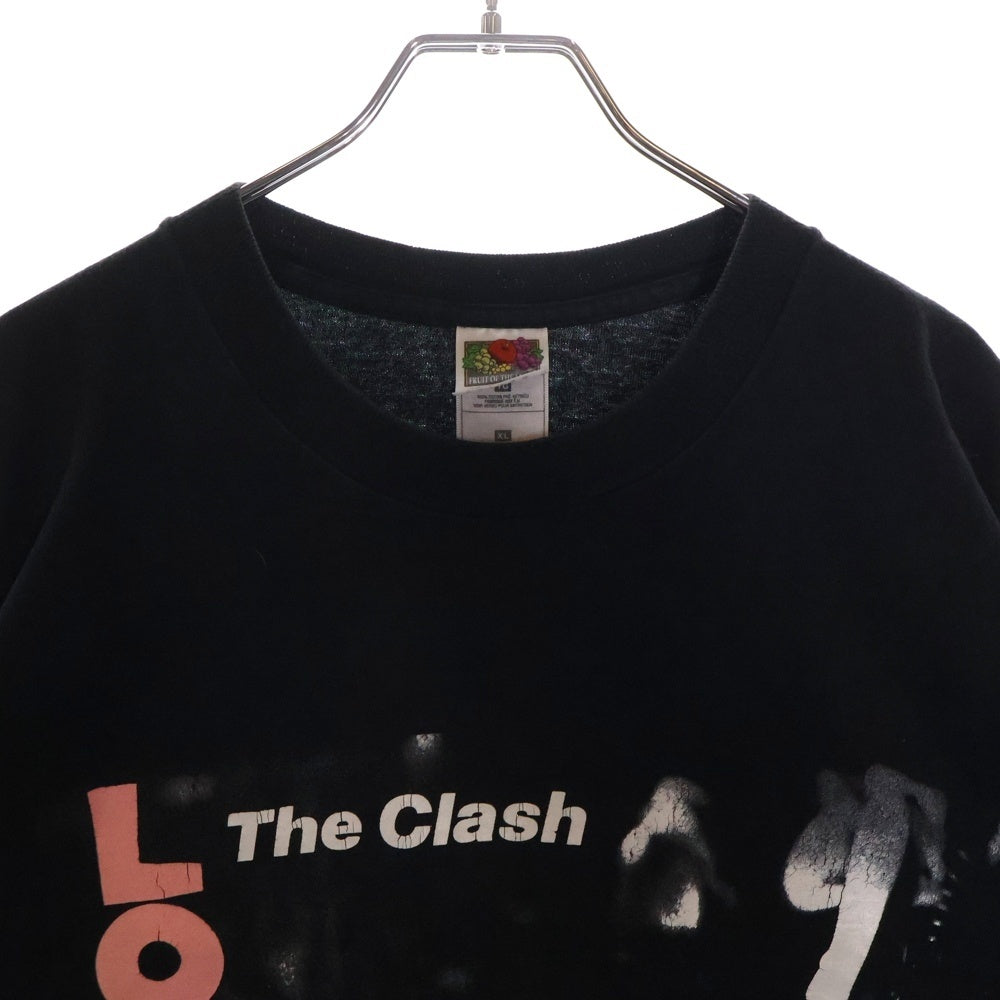VINTAGE(ヴィンテージ) 90-00S VINTAGE THE CRASH LONDON CALLING ヴィンテージ ザクラッシュ フロントプリント 半袖Tシャツ カットソー ブラック