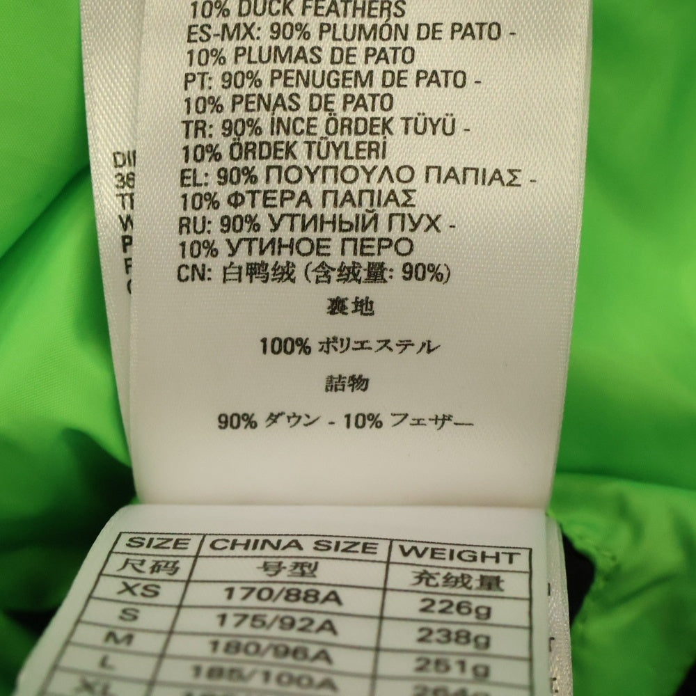 DIESEL(ディーゼル) W-RUSSELL-PAD JACKET ラッセル ロゴプリント フーデッド ダウンジャケット ブラック A00555
