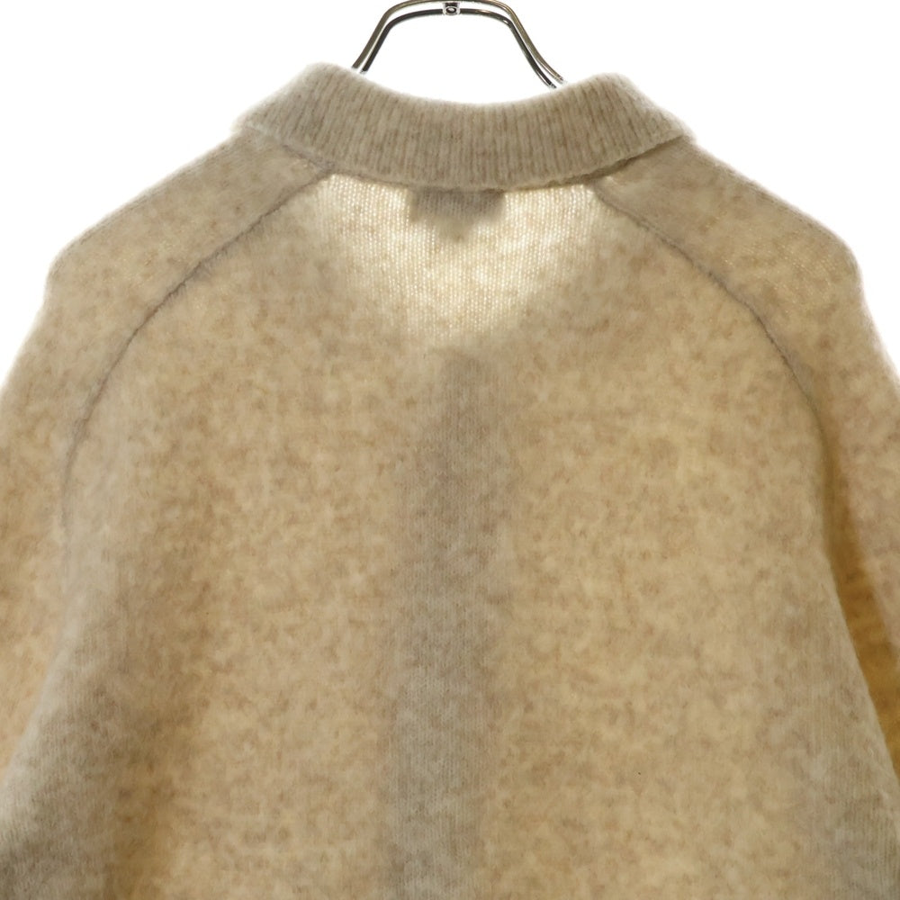 Calvin Klein(カルバンクライン) BUTTON COLLAR KNIT CARDIGAN ボタンカラー ニットカーディガン アイボリー J326675