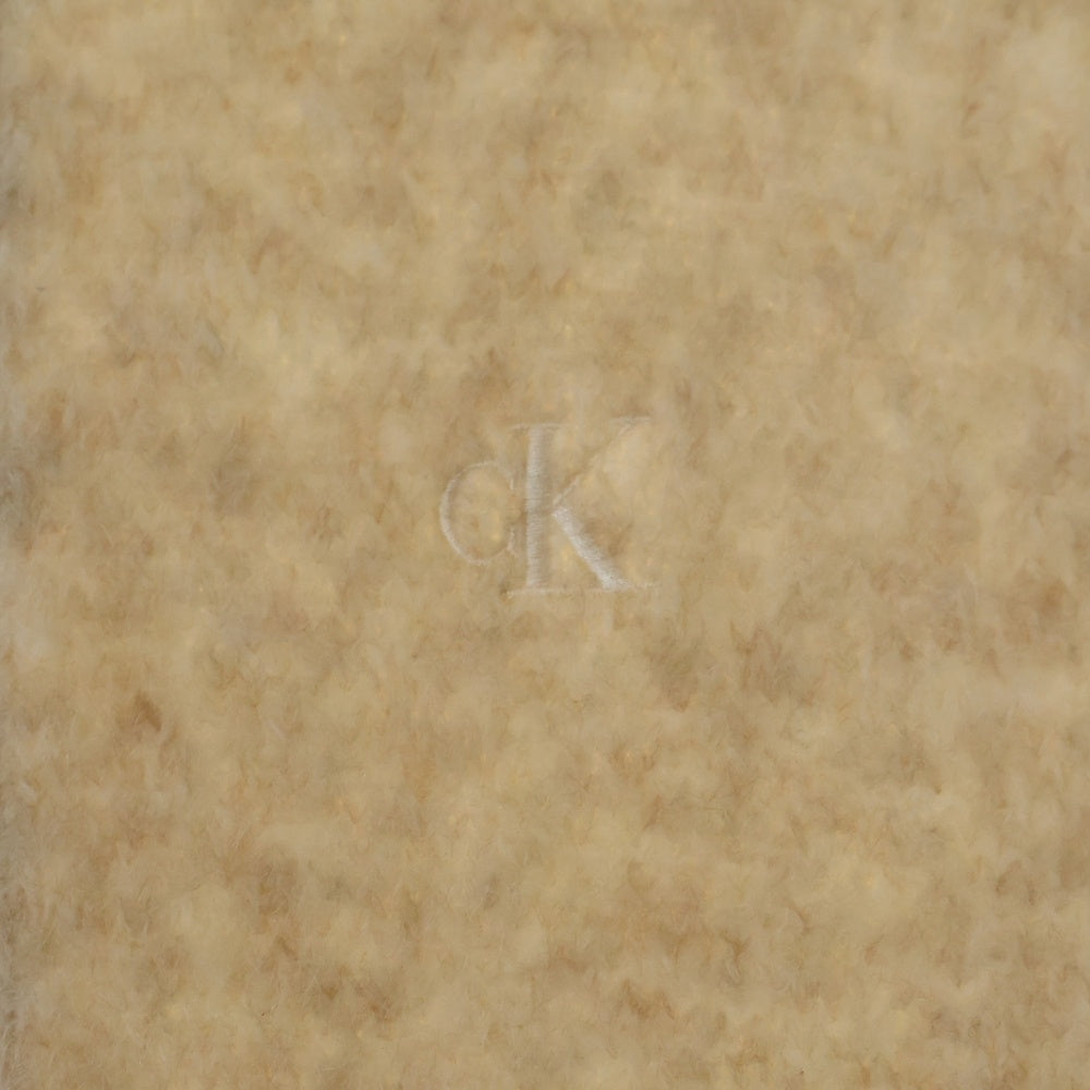 Calvin Klein(カルバンクライン) BUTTON COLLAR KNIT CARDIGAN ボタンカラー ニットカーディガン アイボリー J326675