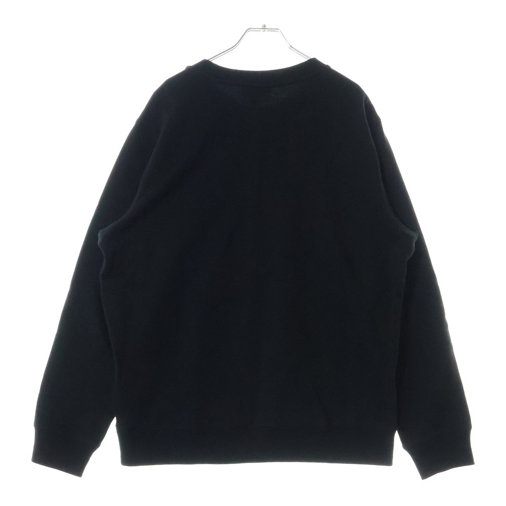 Calvin Klein(カルバンクライン) CK BADGE CREWNECK SWEATSHIRTS ロゴバッジ クルーネック スウェットシャツ ブラック J326966