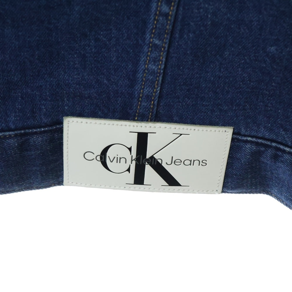 Calvin Klein(カルバンクライン) レギュラー90S ボア デニムシェルパジャケット インディゴ J325844