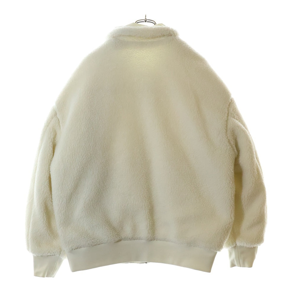 Calvin Klein(カルバンクライン) リバーシブル ボア シェルパ ボンバージャケット ホワイト J324123