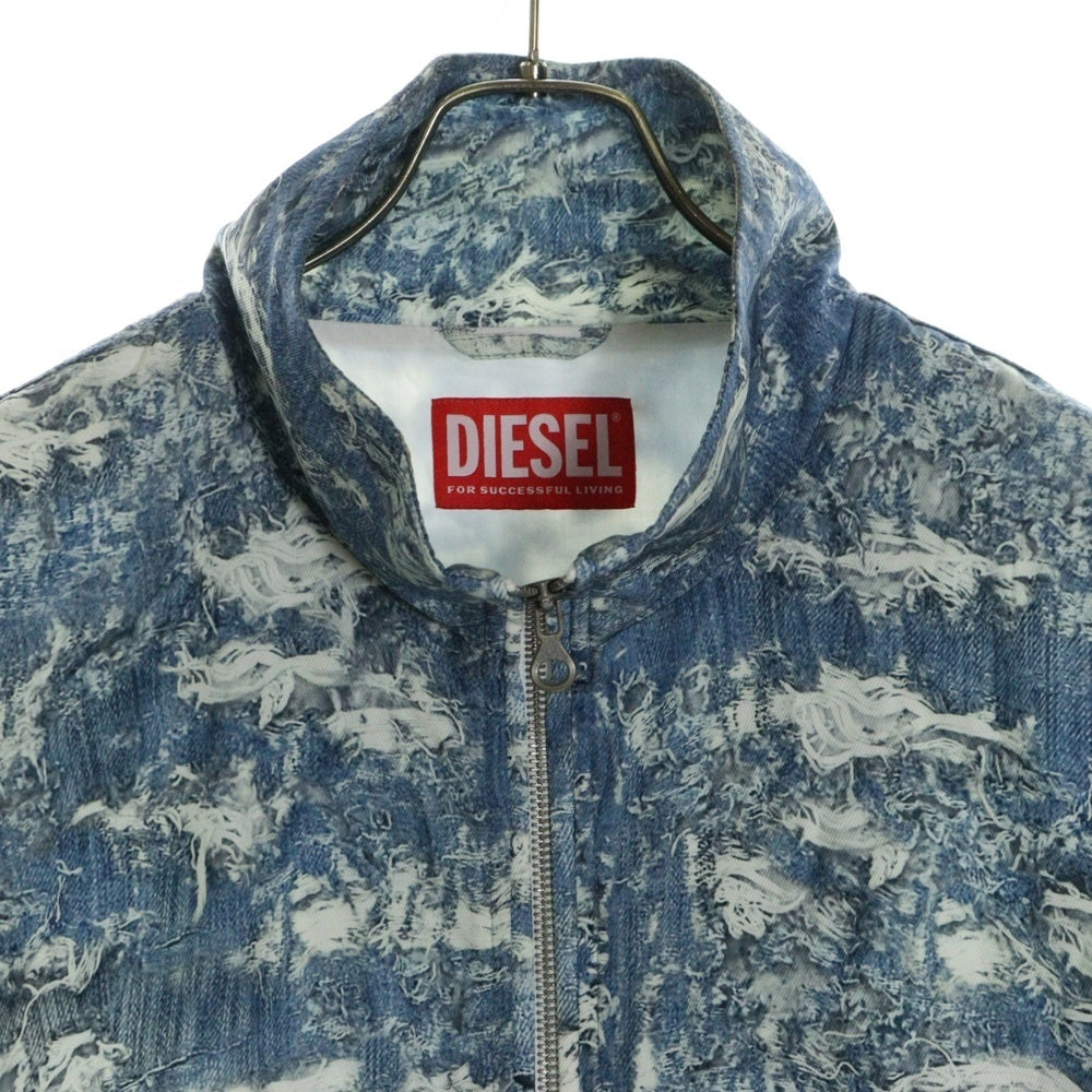 DIESEL(ディーゼル) J-ALSTON オールストン デニムトロンプルイユ ジャケット インディゴ A12849