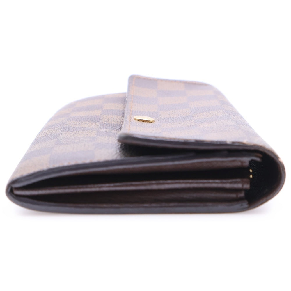 LOUIS VUITTON(ルイヴィトン) ポシェット・ポルト モネ カルト クレディ ダミエ 長財布 ウォレット PVC ブラウン N61724 CA1077