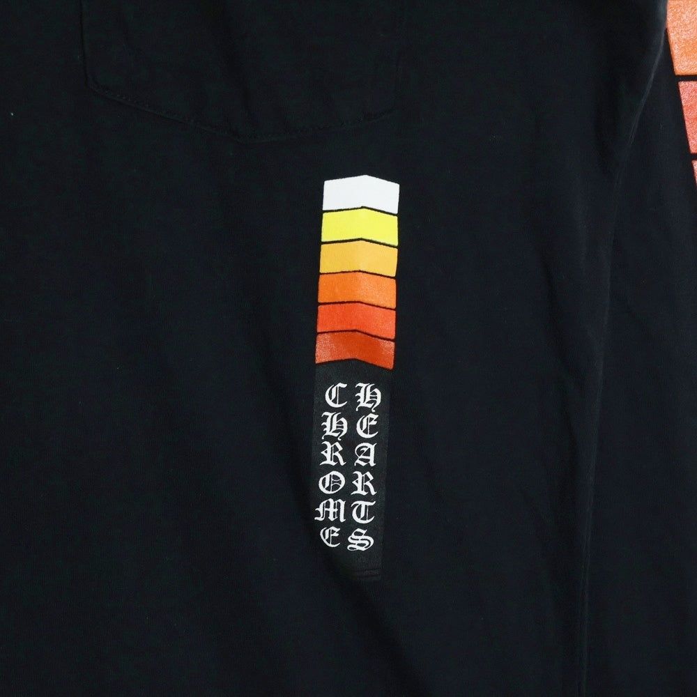 CHROME HEARTS(クロムハーツ) NEON BAR LOGO L/S TEE カリフォルニア限定 ネオンバー ロゴ 長袖 Tシャツ ロングスリーブ カットソー ブラック