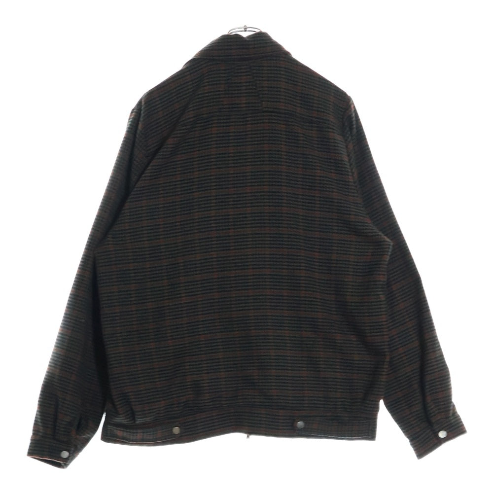 RHUDE(ルード) 千鳥格子柄 ダブルポケット ジップアップ ジャケット マルチ
