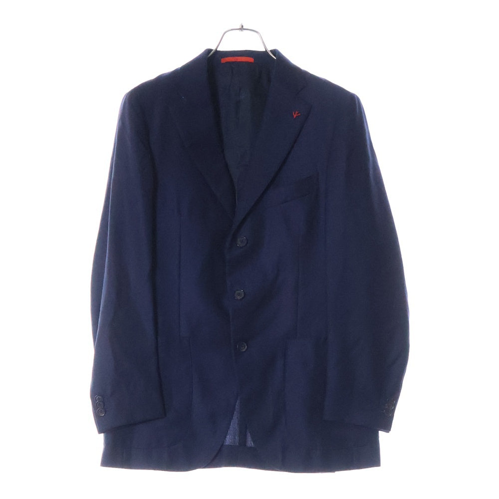 ISAIA(イザイア) SAILOR JACKET ウール 3B シングル テーラードジャケット ブルゾン ネイビー PR410004553