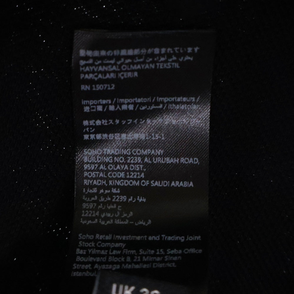 AMIRI(アミリ) 25SS MA CORE LOGO POLO 胸コアロゴ刺繍 半袖ポロシャツ ブラック AMJYPO1009