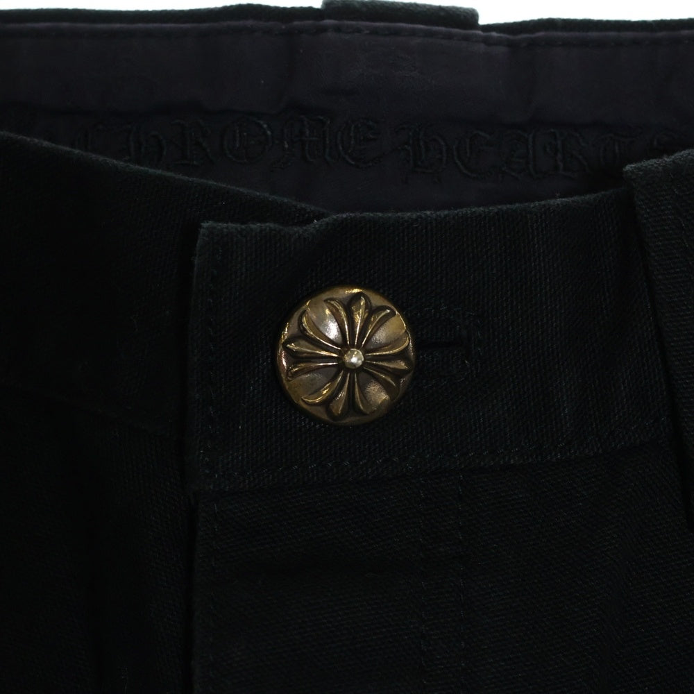 CHROME HEARTS(クロムハーツ) CARPENTER DOUBLE KNEE カーペンターキャンバスダブルニー ロングパンツ ブラック