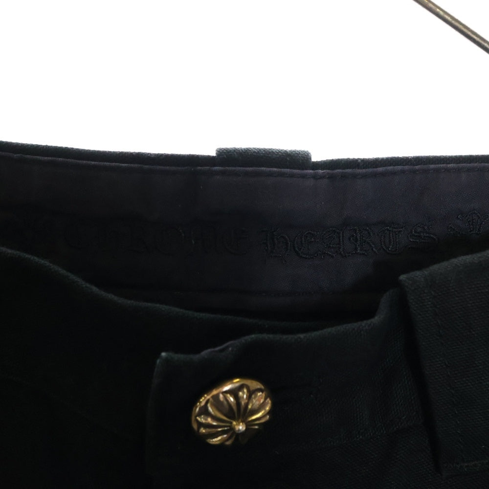 CHROME HEARTS(クロムハーツ) CARPENTER DOUBLE KNEE カーペンターキャンバスダブルニー ロングパンツ ブラック