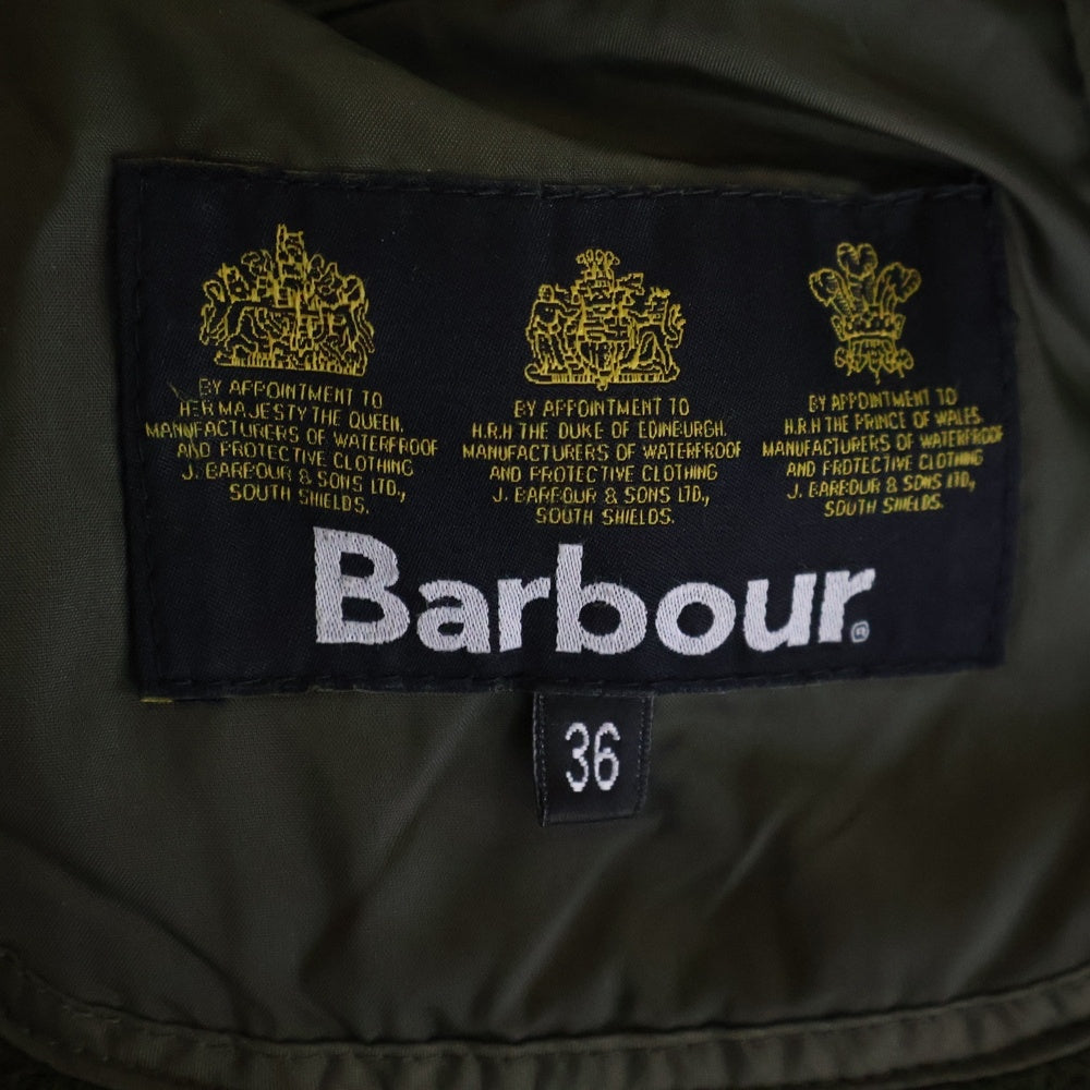 Barbour(バブアー) NEW POLAR QUILT SL キルティング ジップアップ ナイロンジャケット カーキ 1802276