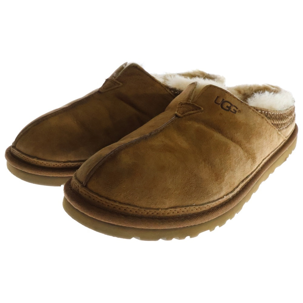 UGG(アグ) NEUMAN ニューマン ムートン スエード スリッパ US9/27cm 1113631