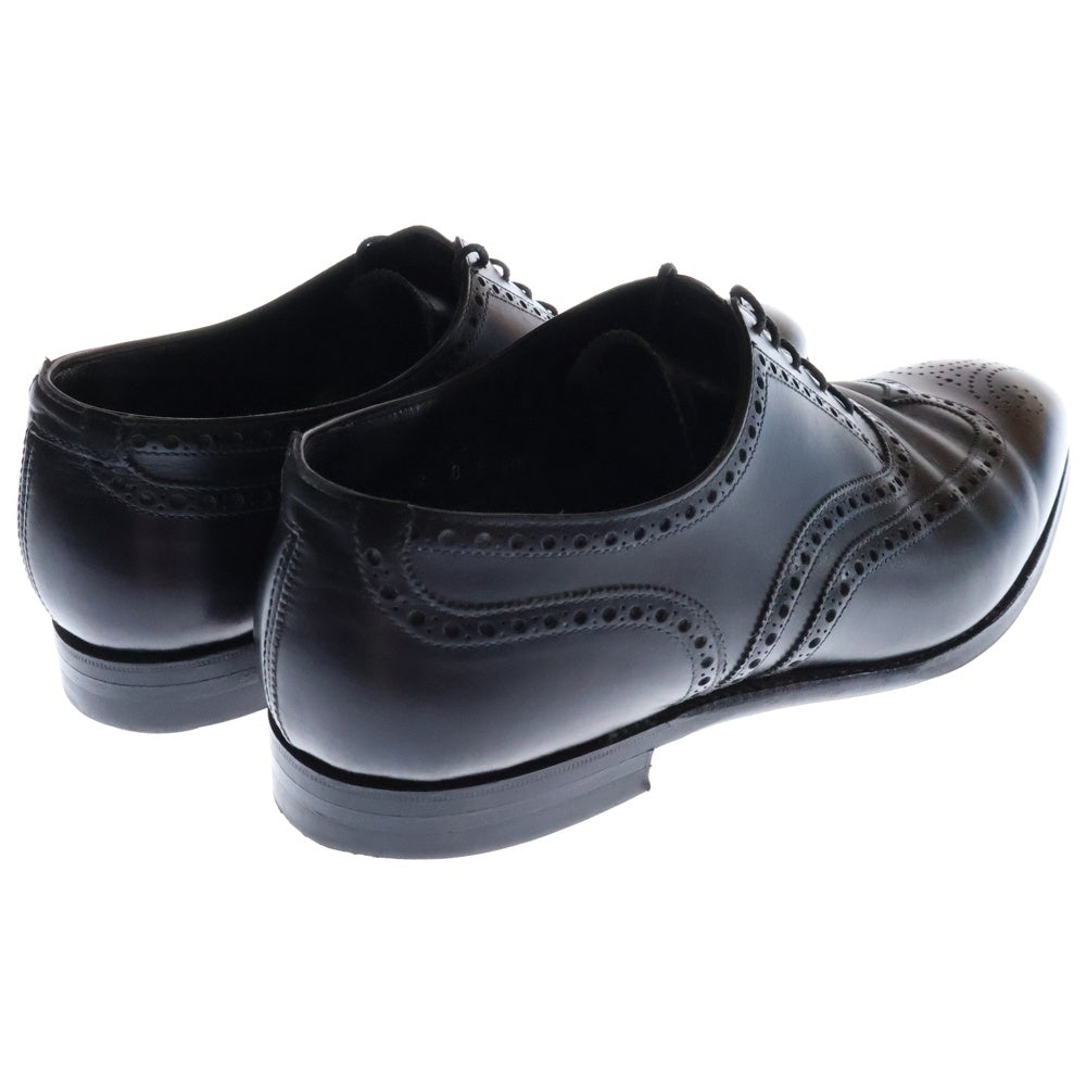 Crockett&Jones(クロケットアンドジョーンズ) 外羽根 ウイングチップ レザー シューズ ブラック 9503