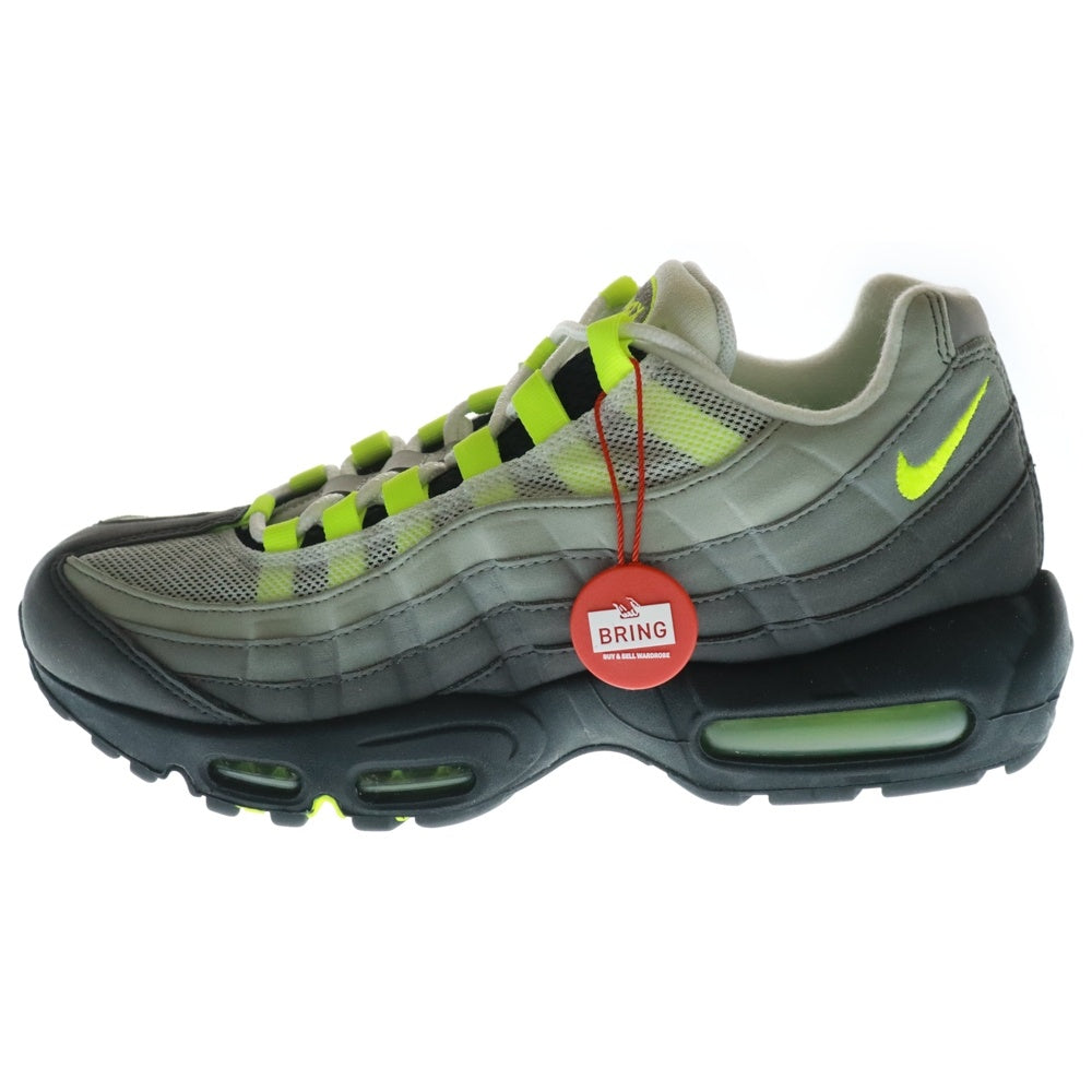 NIKE(ナイキ) AIR MAX 95 OG NEON YELLOW GRADATION エアマックス イエロー グラデーション ローカットスニーカー グレー/イエロー US8.5/26.5cm 554970-071