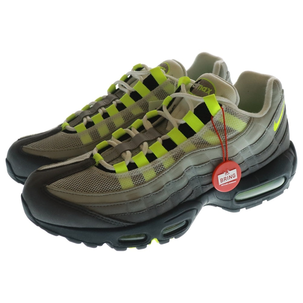 NIKE(ナイキ) AIR MAX 95 OG NEON YELLOW GRADATION エアマックス イエロー グラデーション ローカットスニーカー グレー/イエロー US8.5/26.5cm 554970-071