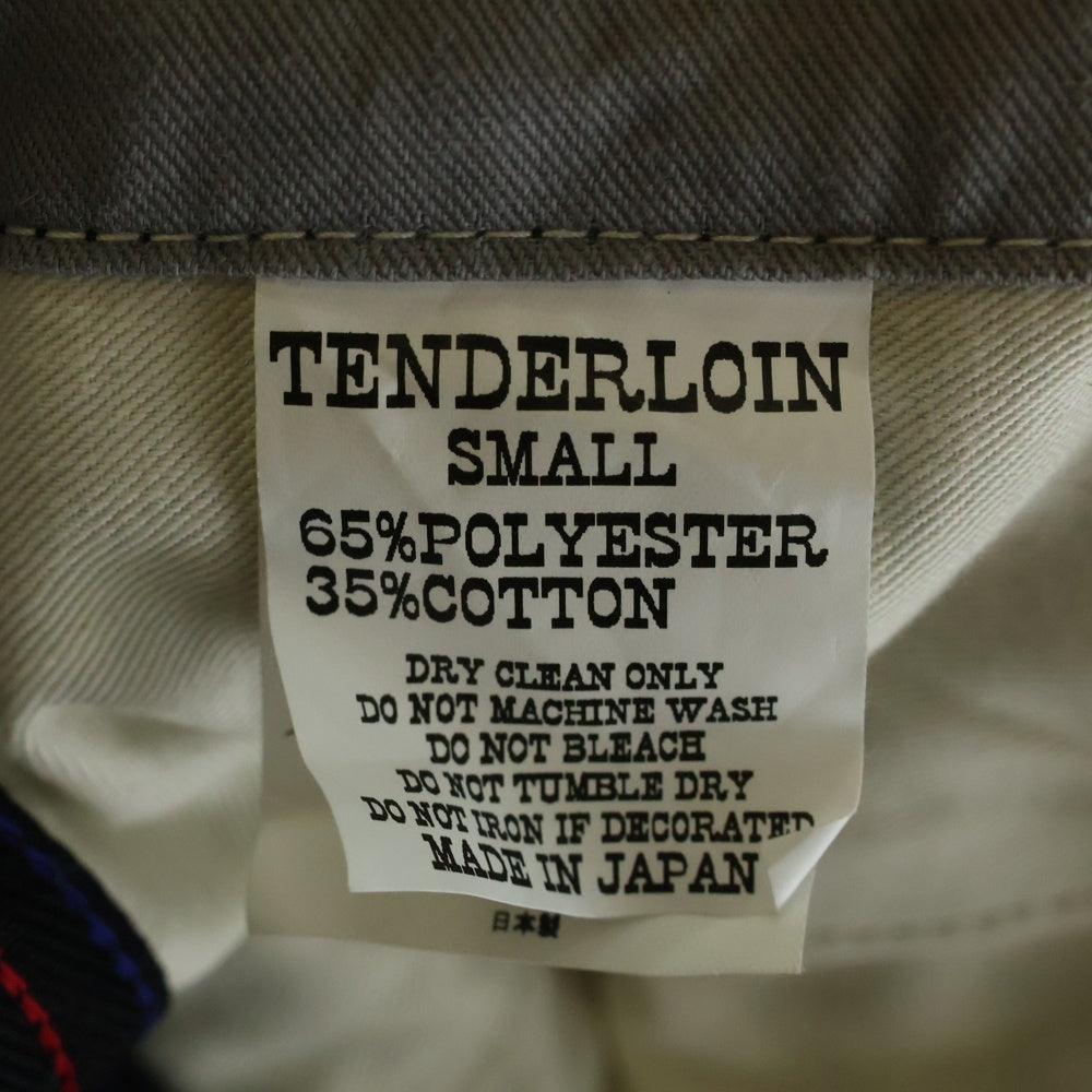 TENDERLOIN(テンダーロイン) BDP 日本製 42TALON コットンポリ フリスコ ワークパンツ ブラック