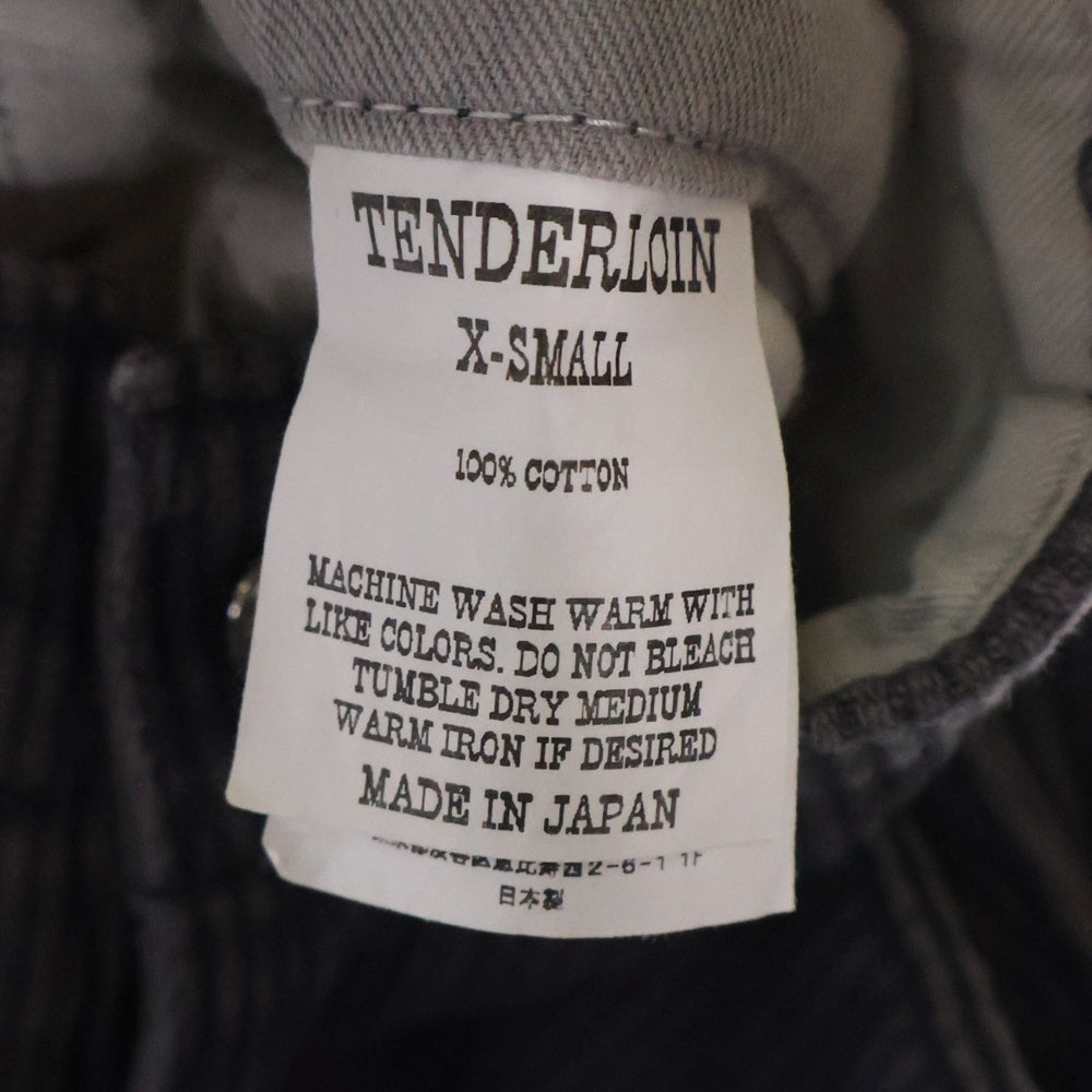 TENDERLOIN(テンダーロイン) BDP PIQUE 日本製 ピケ 42TALON コットン フリスコ ワークパンツ チャコールグレー