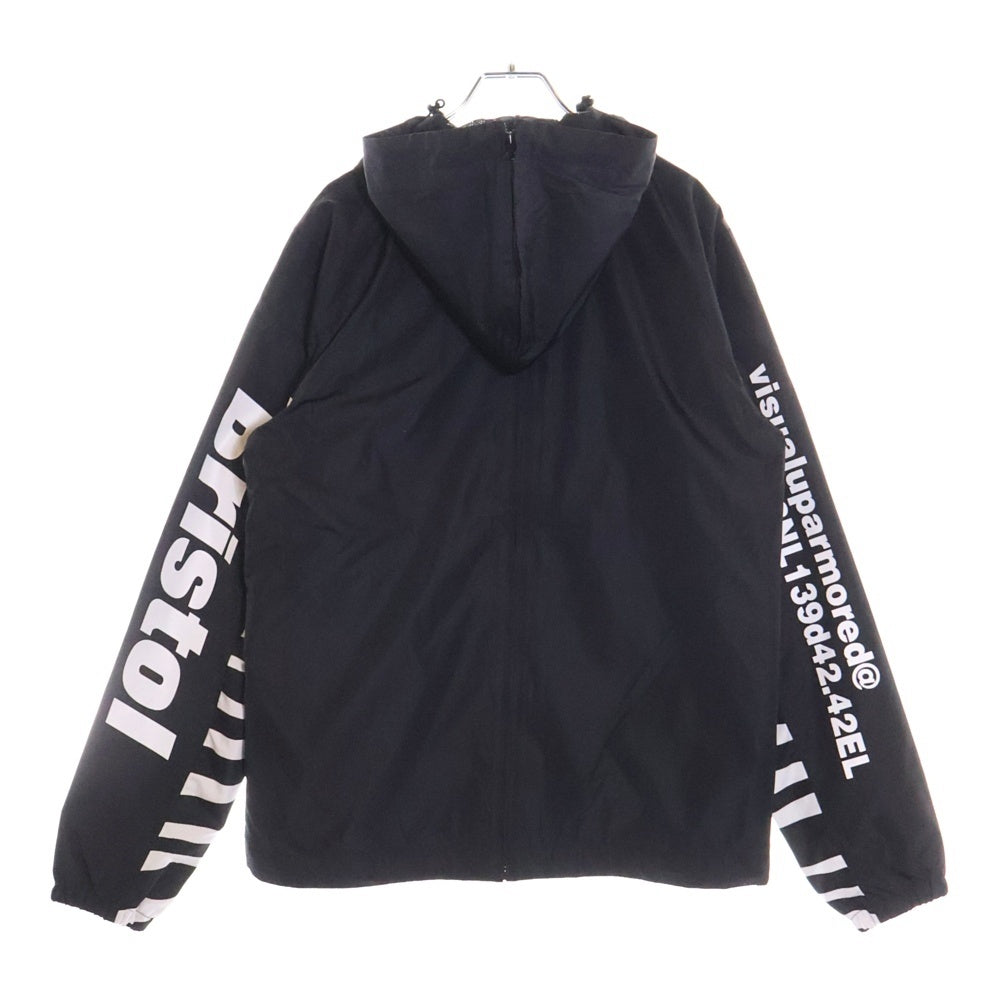 F.C.R.B./F.C.Real Bristol/FCRB(エフシーアールビー/エフシーレアルブリストル) 17AW ×WTAPS ダブルタップス レオパード プラクティス ジップアップジャケット ブラック FCRB-178118