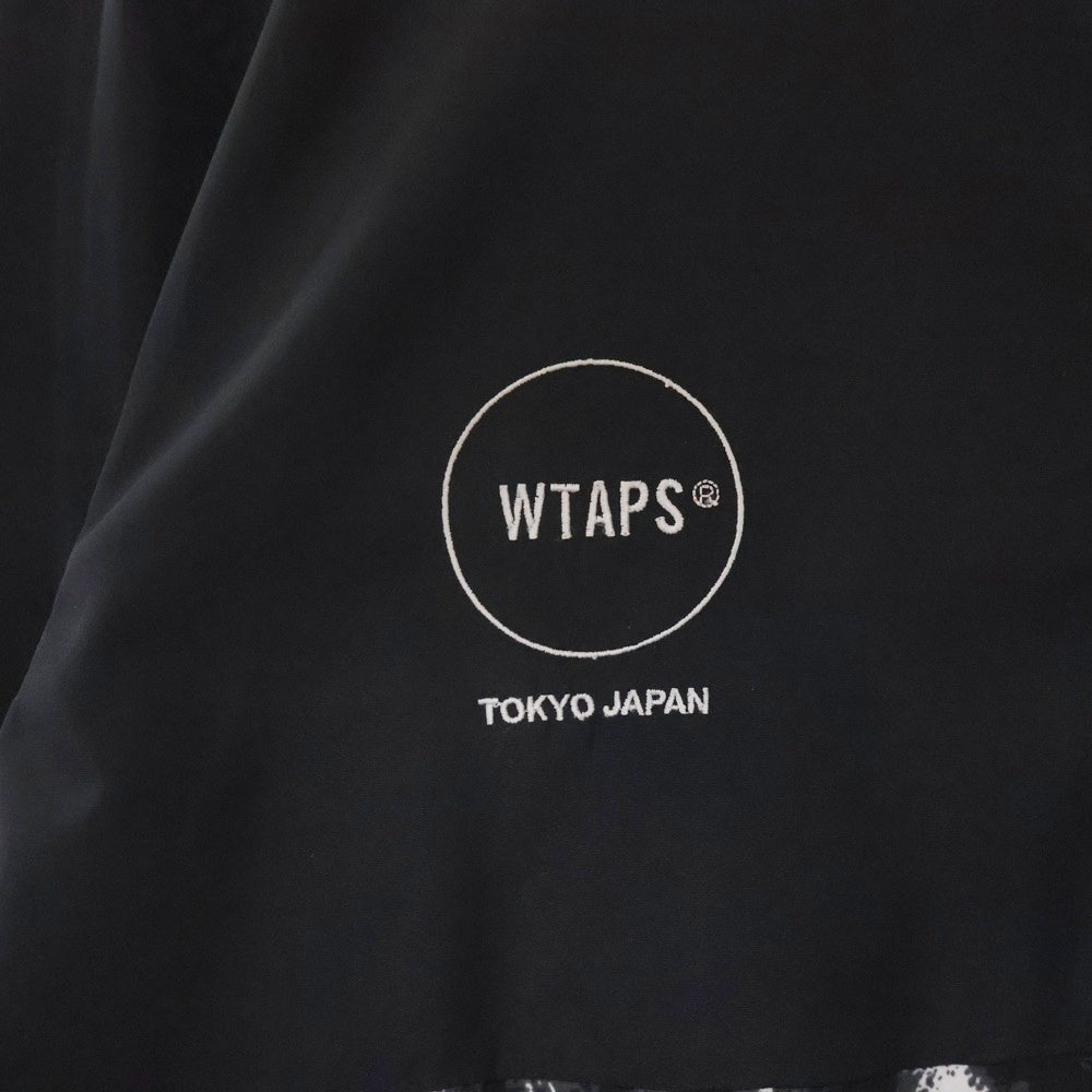 F.C.R.B./F.C.Real Bristol/FCRB(エフシーアールビー/エフシーレアルブリストル) 17AW ×WTAPS ダブルタップス レオパード プラクティス ジップアップジャケット ブラック FCRB-178118
