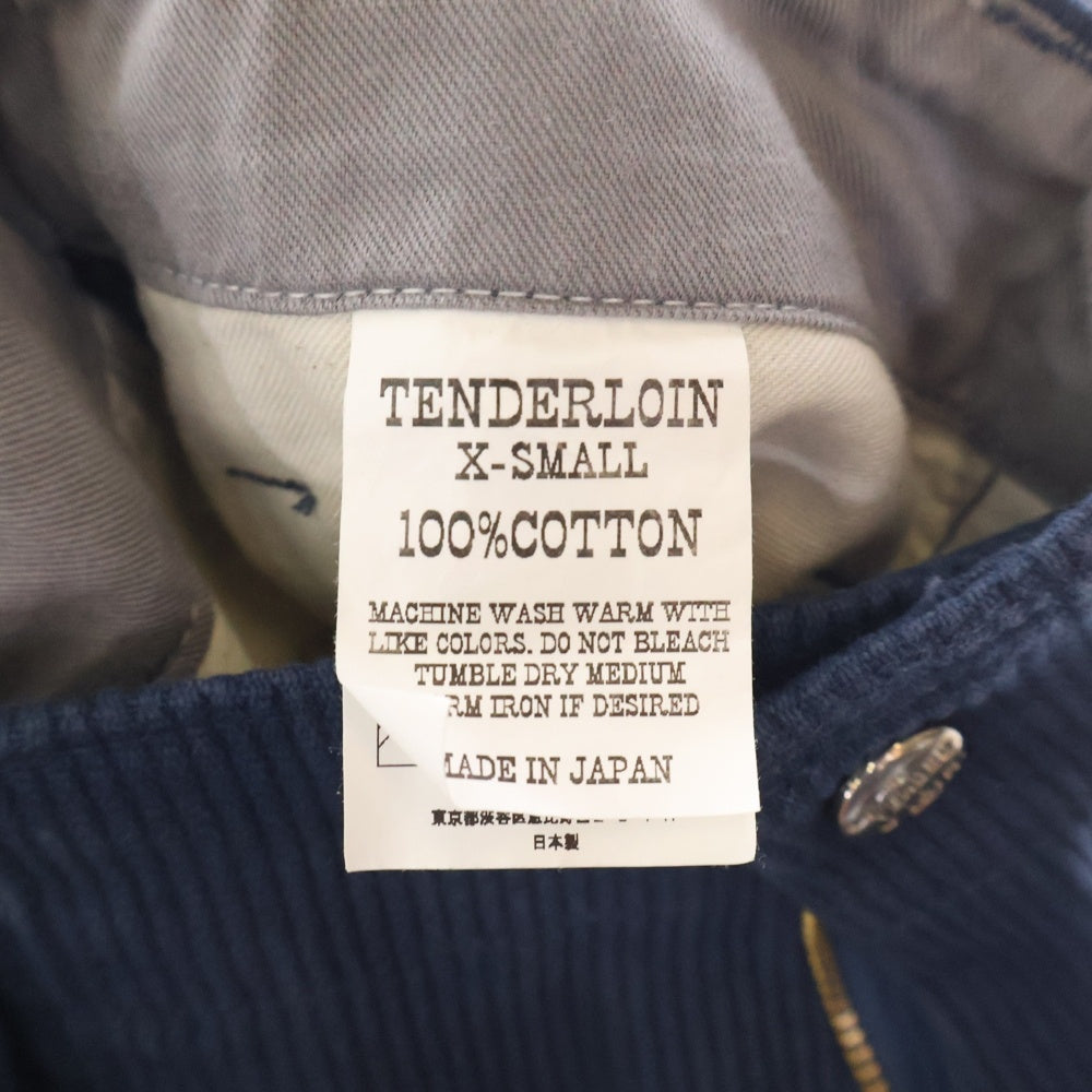 TENDERLOIN(テンダーロイン) BDP PIQUE 日本製 ピケ 42TALON コットン フリスコ ワークパンツ ブルー