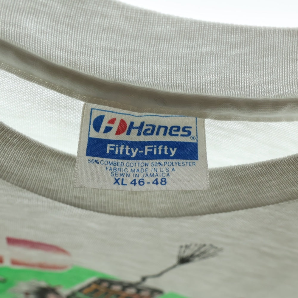 VINTAGE(ヴィンテージ) 80S VINTAGE USA製 レッドホットチリペッパーズ フロントプリント クルーネック 半袖Tシャツ カットソー ホワイト