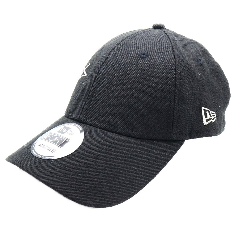 Yohji Yamamoto POUR HOMME(ヨウジヤマモト プールオム) 20SS ×NEW ERA ヨウジヤマモト プールオム ロゴエンブロイダリー シグネイチャー ベースボールキャップ ブラック HN-H87-864