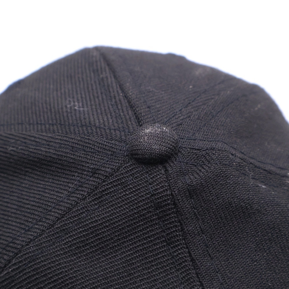 Yohji Yamamoto POUR HOMME(ヨウジヤマモト プールオム) 20SS ×NEW ERA ヨウジヤマモト プールオム ロゴエンブロイダリー シグネイチャー ベースボールキャップ ブラック HN-H87-864