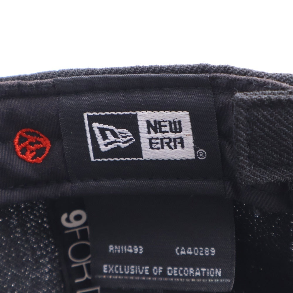 Yohji Yamamoto POUR HOMME(ヨウジヤマモト プールオム) 20SS ×NEW ERA ヨウジヤマモト プールオム ロゴエンブロイダリー シグネイチャー ベースボールキャップ ブラック HN-H87-864