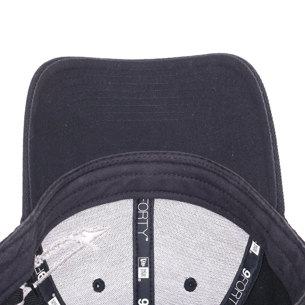 Yohji Yamamoto POUR HOMME(ヨウジヤマモト プールオム) 20SS ×NEW ERA ヨウジヤマモト プールオム ロゴエンブロイダリー シグネイチャー ベースボールキャップ ブラック HN-H87-864