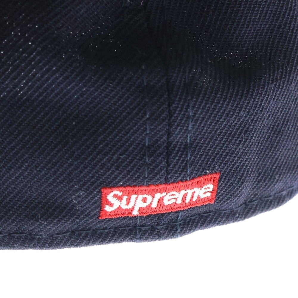 SUPREME(シュプリーム) 20AW ×NEW ERA Ice S Logo アイスS ロゴエンブロイダリー ベースボール キャップ 帽子 ネイビー