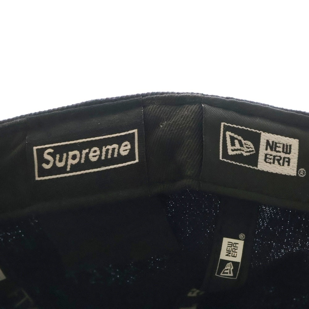SUPREME(シュプリーム) 20AW ×NEW ERA Ice S Logo アイスS ロゴエンブロイダリー ベースボール キャップ 帽子 ネイビー