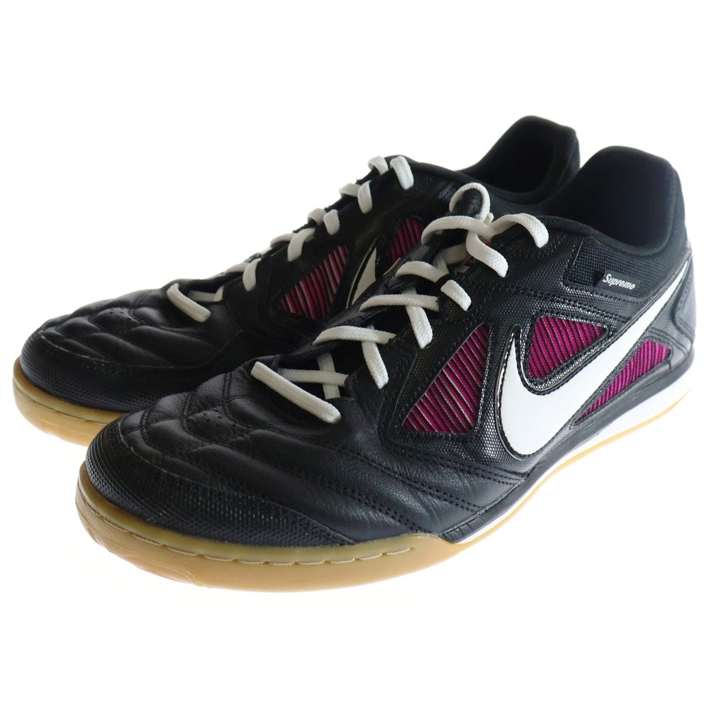 NIKE SB(ナイキエスビー) ×Supreme Luner Gato シュプリーム ルナ ガト ローカットスニーカー ブラック US9.5/27.5cm AR9821-001