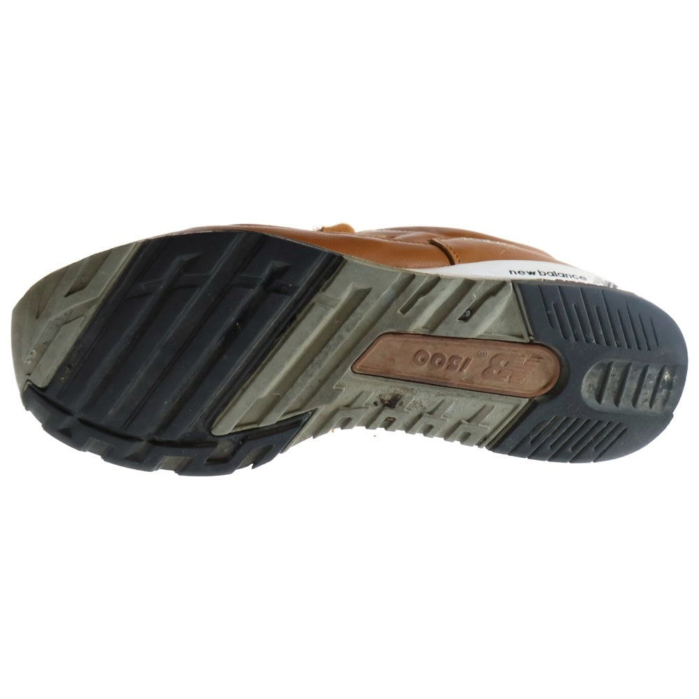 New Balance(ニューバランス) M1500TN TAN タン レザー レースアップ ローカットスニーカー ブラウン US9/27cm