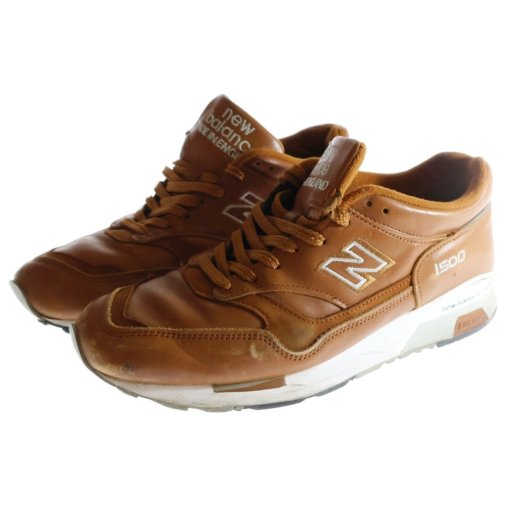 New Balance(ニューバランス) M1500TN TAN タン レザー レースアップ ローカットスニーカー ブラウン US9/27cm