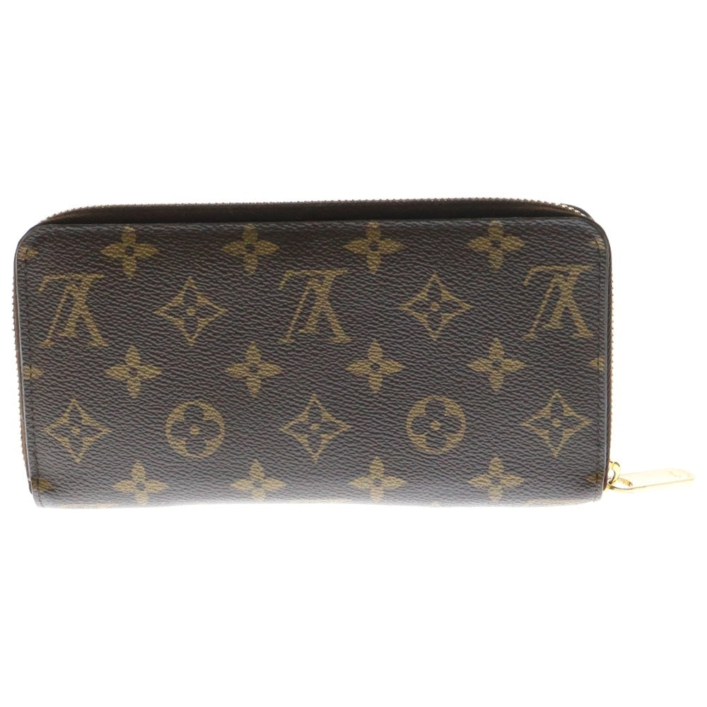 LOUIS VUITTON(ルイヴィトン) モノグラム ジッピー ラウンドジップ ロングウォレット PVC 長財布 ブラウン レディース CA4177 M41895