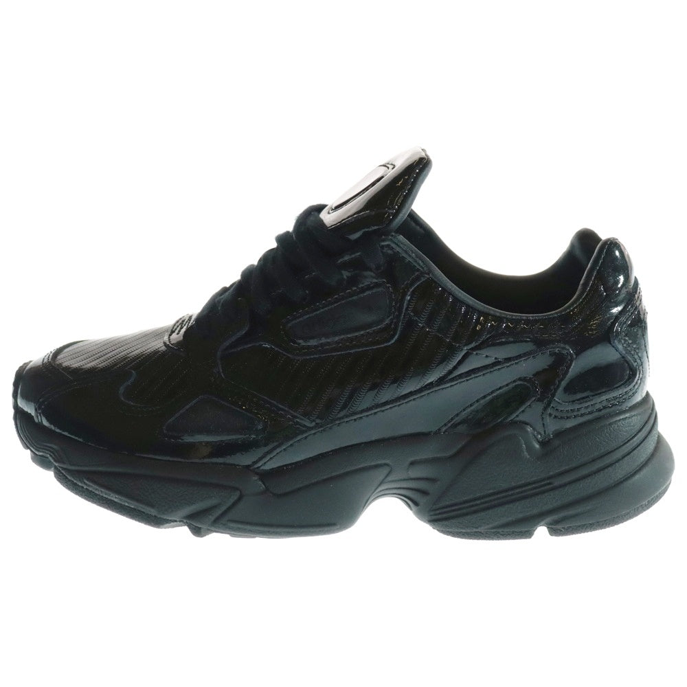 adidas(アディダス) FALCON W ファルコン エナメル ローカットスニーカー ブラック レディース US5.5/22.5cm CG6248