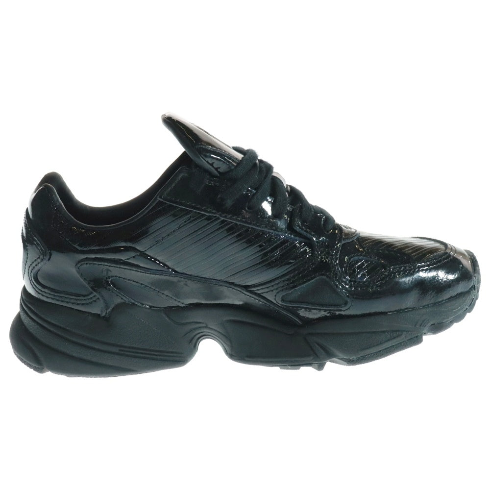 adidas(アディダス) FALCON W ファルコン エナメル ローカットスニーカー ブラック レディース US5.5/22.5cm CG6248